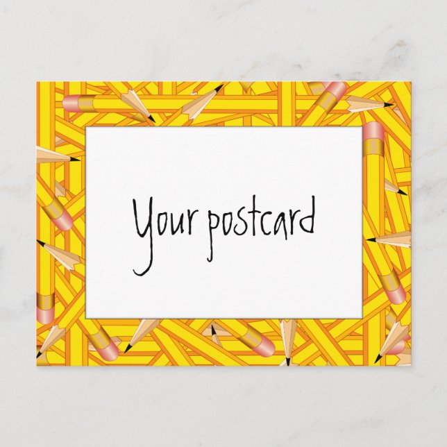Pencils Frames Postkarte (Vorderseite)