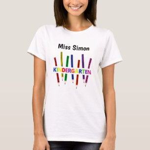 Pencils Gardergarten Enseignante T-shirt femme