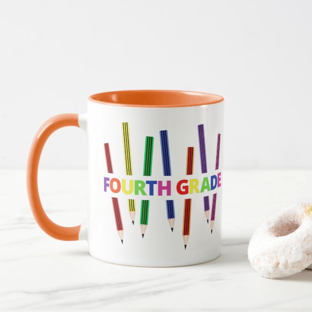 Pencils Vierte Tasse (Mit Donut)