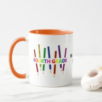 Pencils Vierte Tasse individualisierbarer Lehrer