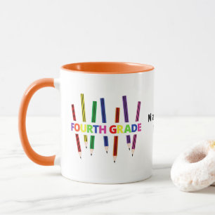 Pencils Vierte Tasse individualisierbarer Lehrer