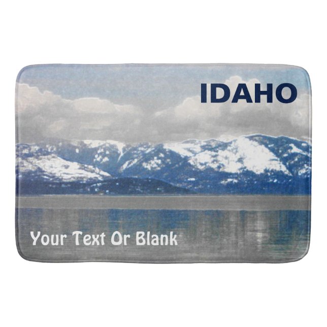 Pend Oreille im Winter Badematte (Vorderseite)