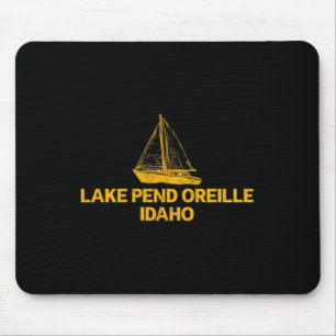 Pend Oreille See Idaho Outdoor Vintage Front Und Mousepad