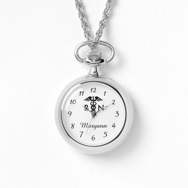 Pendant Watch für registrierte Krankenschwestern Armbanduhr (Vorderseite)