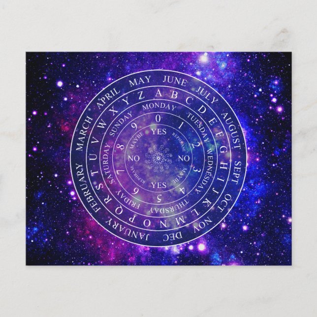 Pendelboard Diagramm Divinity Game Lila Space Flyer (Vorne)