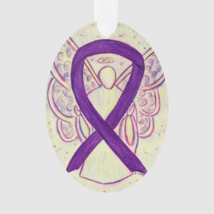 Pendentif ornemental du ruban de sensibilisation à