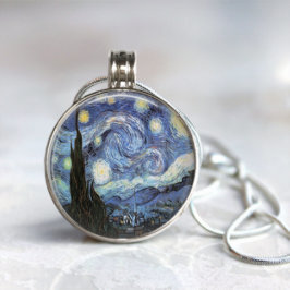 Pendentif "Starry Night" interchangeable magnétiqu