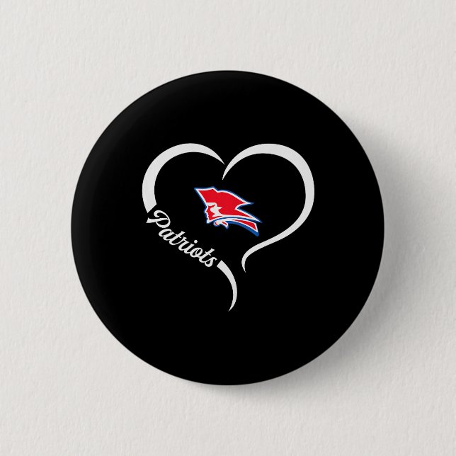 Pender Patriots Logo Halbherz Slogan Hs Button (Vorderseite)
