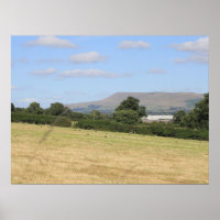 Pendle Hill Lancashire Postcard