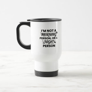 Pendler-Tassen-Reisebecher, 15 oz - Morgenmensch Q Reisebecher