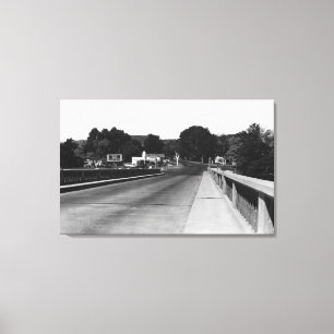 Pendleton, Oregonosteingangs-Stadtansicht Leinwanddruck