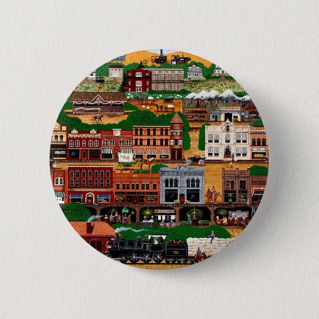 Pendleton ~ The Wild West Button (Vorderseite)