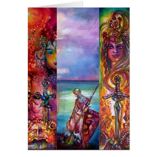 PENDRAGON Chevaliers médiévaux, Coucher de soleil  (Devant)