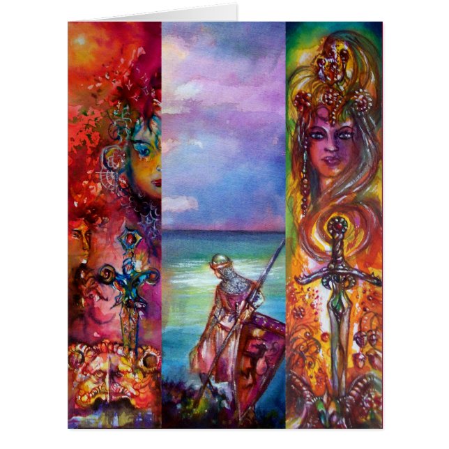 PENDRAGON Mittelalterliche Ritter, Sunset-See, Fan (Vorderseite)