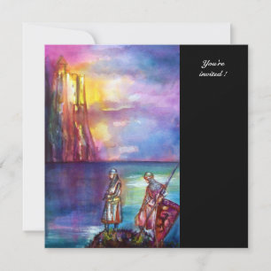 PENDRAGON Mittelalterliche Ritter, Sunset-See, Fan Einladung