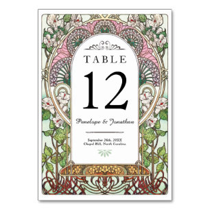 PENELOPE 01 A - Cartes Numéro de Tableau - Art Nou