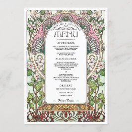 PENELOPE 01 A - Menü für Hochzeiten 2 Menükarte