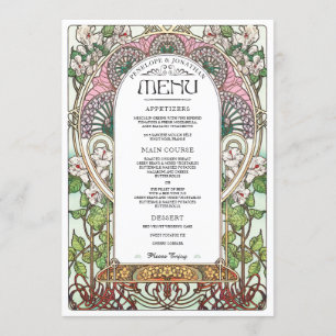 PENELOPE 01 A - Menü für Hochzeiten 2 Menükarte