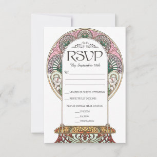 PENELOPE 01 A - RSVP Card 1 - Jugendstil