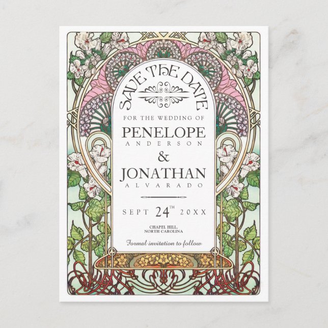 PENELOPE 01 A - Save the Date Postkarten (Vorderseite)