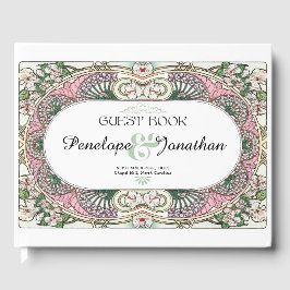 PENELOPE 01 A - Wedding Guestbook - Art Nouveau Gästebuch