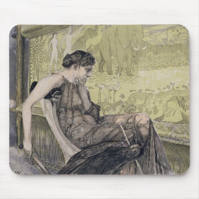 Penelope, das ein Leichentuch für Laertes ihr Mousepad (Vorne)