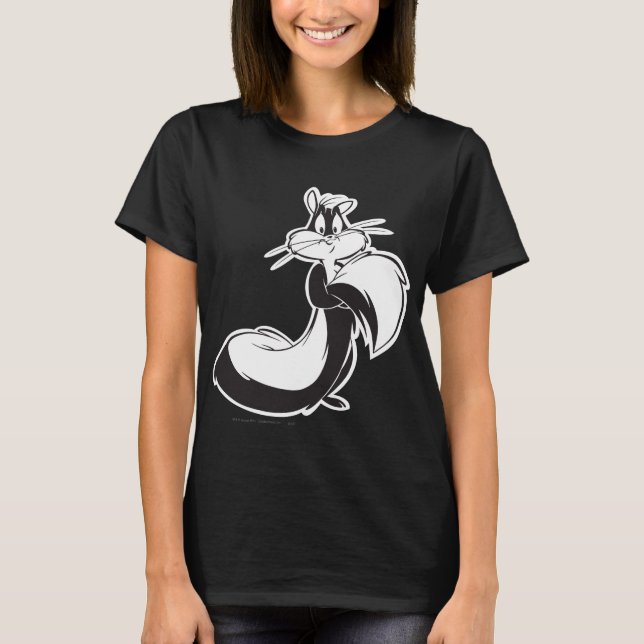 Penelope Grabbing Schwanz T-Shirt (Vorderseite)