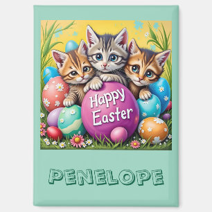 PENELOPE ~ OSTERN KÄTZCHEN Ostereier ~ Magnet