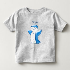 Pengouinou Happy Penguin (Bleu Clair) Tshirt Enfan