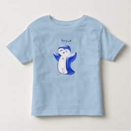 Pengu Happy Penguin (Bleu) Tshirt pour tout-petit