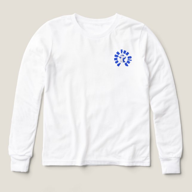 Pengu Happy Penguin Fun Club(Blue-W) Long manche (Motif recto)