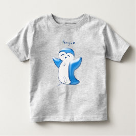 Pengu Happy Penguin (Lt Blue) Kleinkind Tshirt
