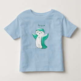 Pengu Happy Penguin(Vert) Tshirt pour tout-petits