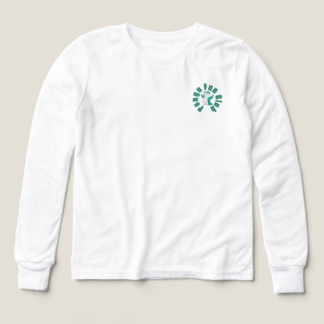 Pengu Happy Pinguin Fun Club (Green-W) Langärmelig (Design Vorderseite)