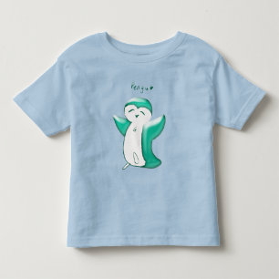 Pengu Happy Pinguin (grün) Kinderhemd Kleinkind T-shirt