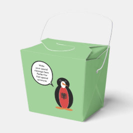 Penguin Albanische Flaggengespräche Geschenkschachtel