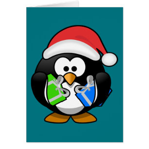 Penguin avec cadeaux