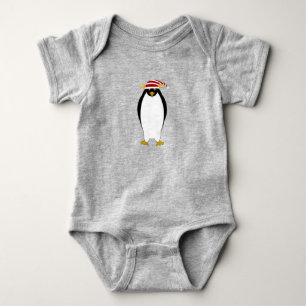 Penguin Baby Bodysuit Strampler