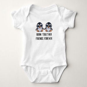 Penguin Baby Bodysuit Strampler