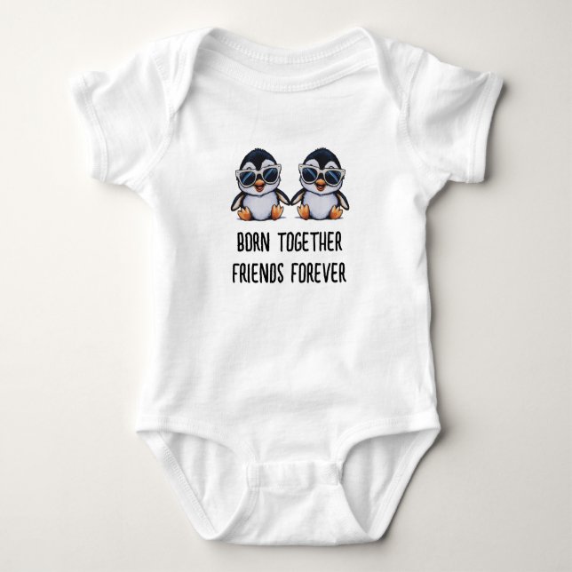 Penguin Baby Bodysuit Strampler (Vorderseite)