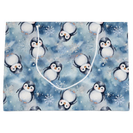 Penguin Baby Dusche Große Geschenktasche Große Geschenktüte