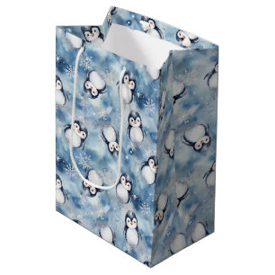 Penguin Baby Dusche Mittlere Geschenktüte
