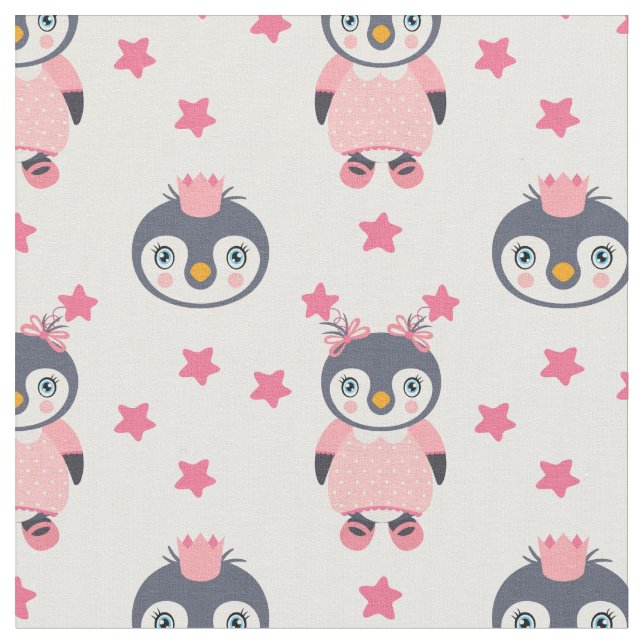 Penguin baby girl stoff (Nahaufnahme)