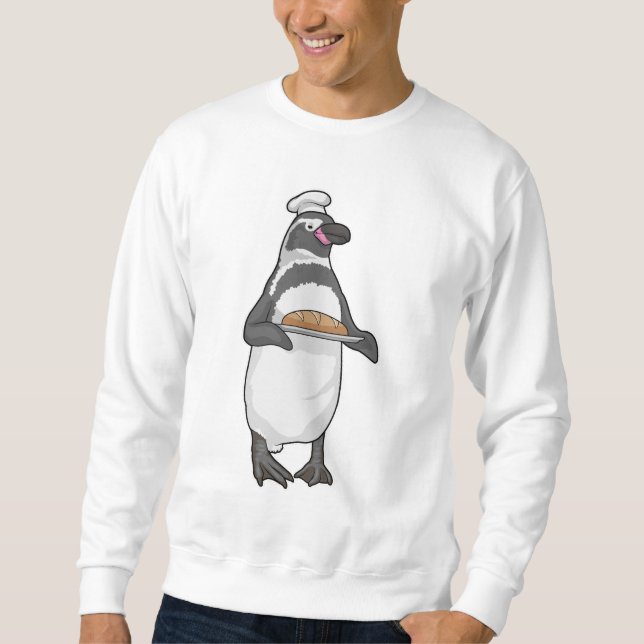 Penguin Baker Brot Sweatshirt (Vorderseite)