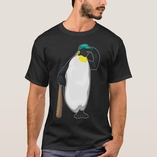 Penguin Baseball Baseball T-Shirt (Vorderseite)
