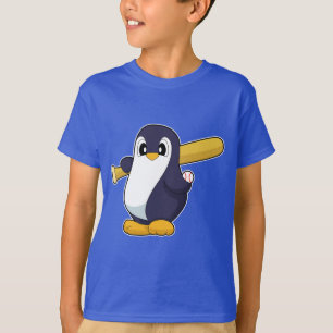 Penguin Baseball Baseballschläger T-Shirt