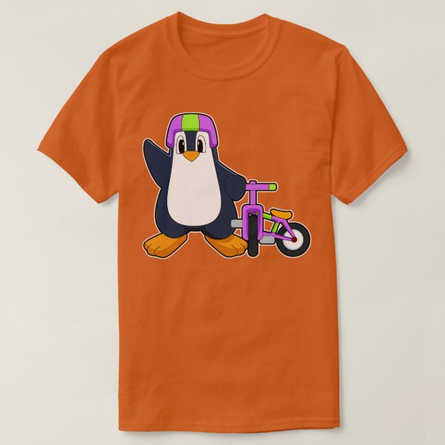 Penguin Bicycle T-Shirt (Design vorne)