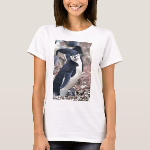 Penguin Bird Süße Tier Schwarz-weißes Wasser T-Shirt