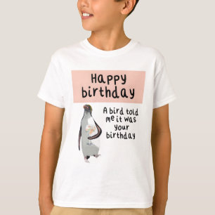 Penguin Birthday Artwork Niedlich Antarktis Bird I T-Shirt