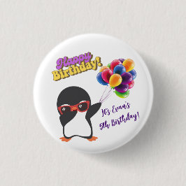 PENGUIN BIRTHDAY BUTTONS